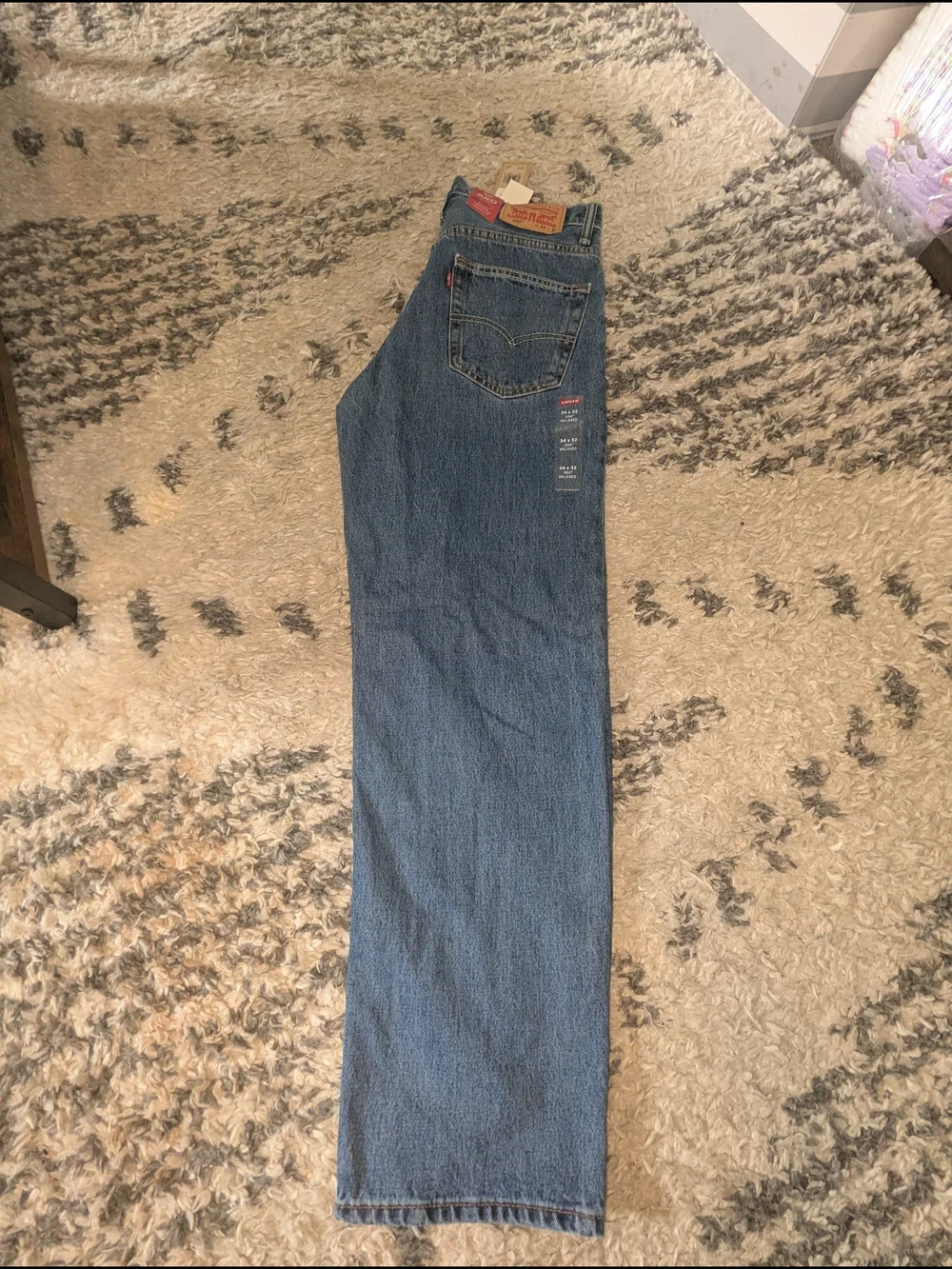Levi's Men's Relaxed Straight Jeans - Medium Blue Denim